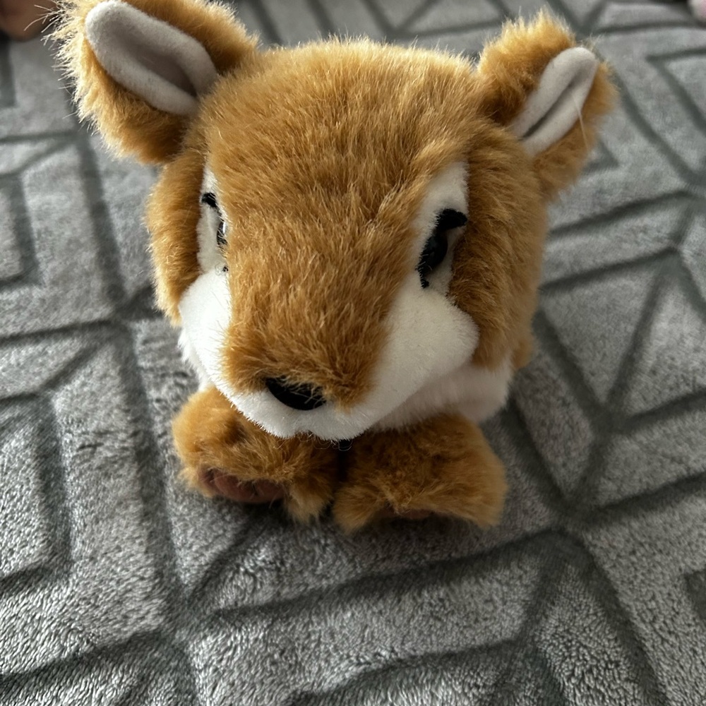 Brown Deer Plush Small Pet Toy